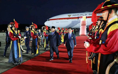 Presiden Prabowo Tiba di Korea Selatan