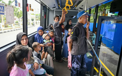 Bus TransPalu Gratis Selama Libur Lebaran