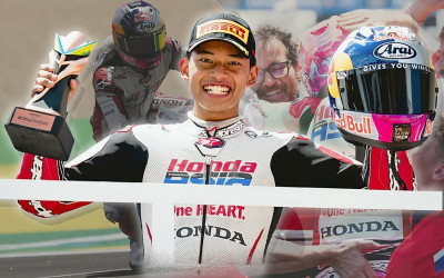 Ukir Sejarah! Veda Ega Pratama Sabet Podium Perdana Indonesia di Moto3 Ayrton Senna Brasil