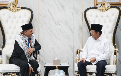 Menag RI With Dubes Palestina: Bahas Soal Solidaritas 2 Negara!