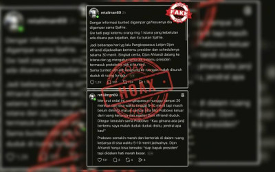 Hoaks! Seskab 'Ditegur Keras' Jenderal Kopassus', Berikut Penelusuran Faktanya!
