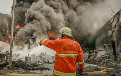 Kebakaran di Gedung Kemendagri Jaksel, 2 Orang Dilaporkan Luka Ringan