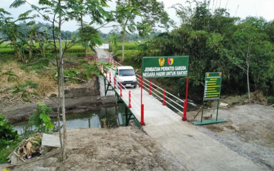 5 Tahun Sempat Terpisah, Kehadiran Jembatan Garuda Hubungkan Kembali 3 Desa di Sukoharjo