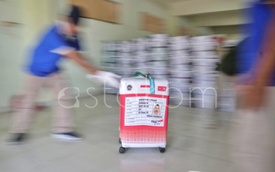 Persiapan Koper Jemaah Calon Haji di Boyolali