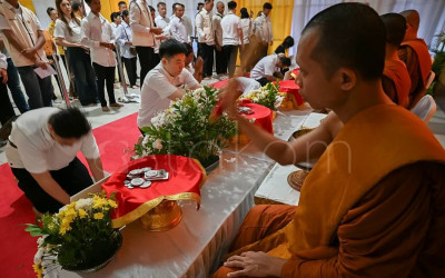 Upacara Pengecoran Rupang Buddha Nusantara