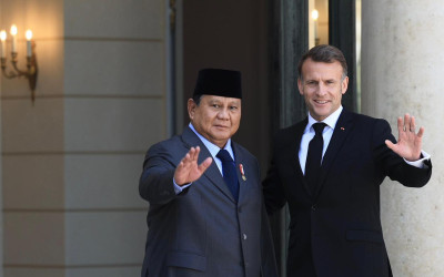 Presiden Prabowo Temui Emmanuel Macron