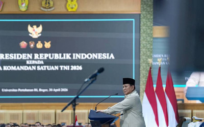 Presiden Prabowo Berikan Taklimat ke 1.500 Dansat TNI: Tekankan Semangat Juang Jaga Kedaulatan