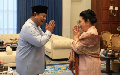 So sweet, Momen Presiden Prabowo Unggah Video Ucapan Selamat Ulang Tahun ke Titiek Soeharto
