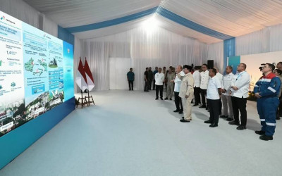 Presiden Prabowo Hadiri Groundbreaking Proyek Hilirisasi Tahap II