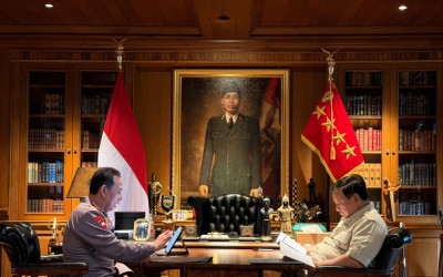 Panggil Kapolri ke Hambalang, Presiden Prabowo Bahas Keamanan Nasional dan Program Strategis Polri