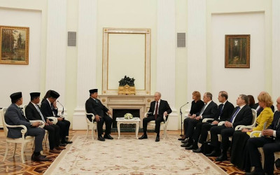 Presiden Prabowo Bertemu Presiden Putin di Istana Kremlin