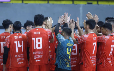 Samator Sapu Bersih Garuda Jaya 3-0, Satu Langkah ke Posisi Tiga
