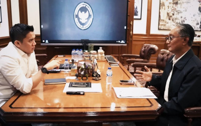 Seskab Teddy Rapat dengan Menteri PU: Bahas Pembangunan Infrastruktur Berbasis Masyarakat (IBM)