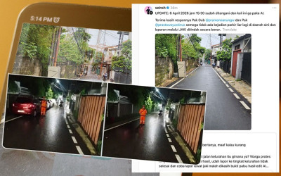 Spill Foto Janggal di Aplikasi JAKI Diduga AI, Akhirnya Ditangani Langsung di Lapangan