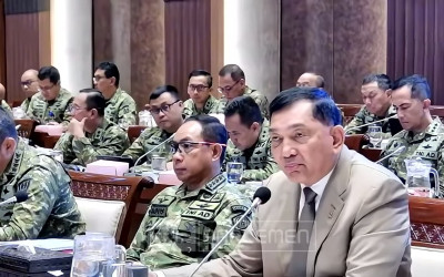 Komisi I DPR RI Gelar Raker Bareng Menhan-Panglima TNI, Bahas Eskalasi Timur Tengah