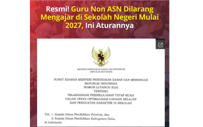 Hoaks Guru Honorer akan di Rumahkan! Kemendikdasmen: Keberadaan Guru non-ASN Masih Sangat Diperlukan