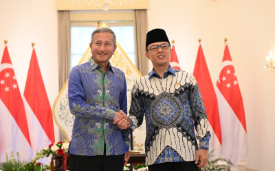 Menlu Sugiono dan Menlu Singapura Perkokoh Kolaborasi Menuju "RISING 60"