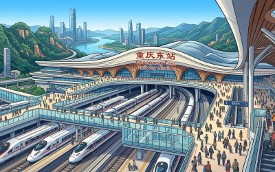 Saking Luasnya Stasiun Kereta Terbesar Ini Seluas 170 Lapangan Bola, di Negara mana tuh?