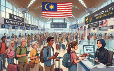 Asean Update: Imigrasi Malaysia Chaos Sebab Sistem Komputerisasi 5 Jam Lumpuh, Ribuan Pelancong Stuck!