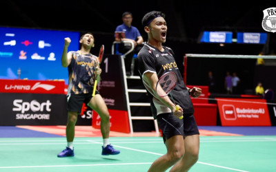 Fajar/Fikri Singkirkan Goh/Izzuddin, Segel Tiket Semifinal Singapore Open 2026