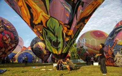 Festival Balon Udara di Kota Bengawan
