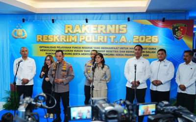 Raker Teknis Reskrim: Kapolri Tekankan Perilaku Justice Aparat Agar Masyarakat Merasa Aman