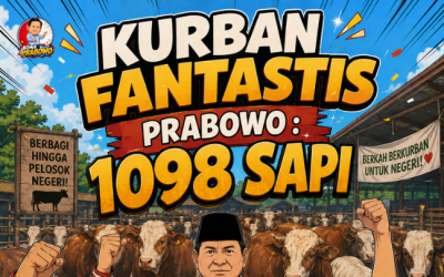 Komik Genzi : Kurban Sapi Fantastis Presiden Prabowo