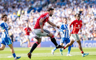 MU Sikat Brighton 3-0, Bruno Fernandes Pecahkan Rekor Assist