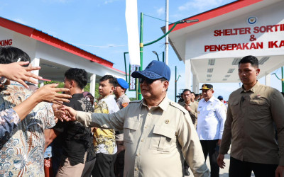 Presiden Prabowo Sat Set ke Gorontalo: Cek Shelter Ikan dan Dengar Curhat Nelayan KNMP
