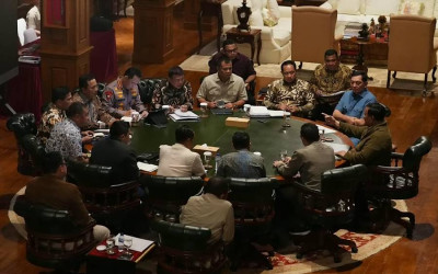 Presiden Prabowo Adakan Ratas di Hambalang