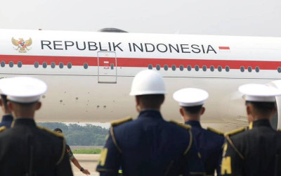 Presiden Prabowo Tiba di Jakarta