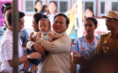 Presiden Prabowo Tinjau Puskesmas di Miangas