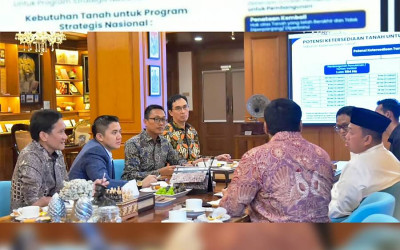 Seskab Teddy Bertemu Sejumlah Pejabat Kementerian dan BUMN, Bahas Percepatan PSN