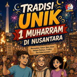 Komik Genzi : Uniknya 1 Muharram di Nusantara