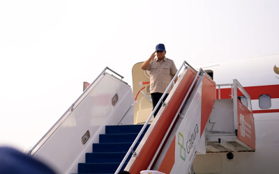 Presiden Prabowo Bertolak ke Lampung, Bakal Resmikan RS KH Muhammad Thohir dan Bahas Pogres pembangunan 66 RSUD