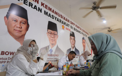 Layanan Kesehatan Partai Gerindra Menyentuh Masyarakat Jakarta: Pasien Diberi Sembako Juga loh!