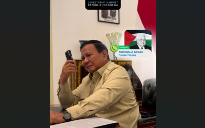 Presiden Prabowo Terima Telepon Mahmoud Abbas: Tekankan Komitmen Indonesia Dukung Perjuangan Rakyat Palestina!