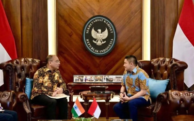 Seskab Teddy Sambut Dubes India, Matangkan Rencana Kedatangan PM Narendra Modi ke Indonesia