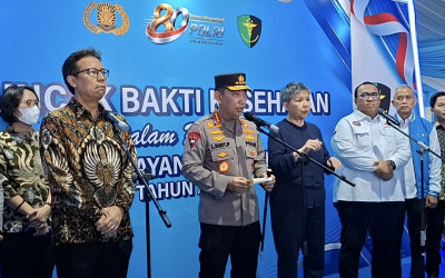 Jelang Hari Bhayangkara ke-80, Kapolri Hadiri Acara Puncak Bakti Kesehatan untuk Masyarakat-Anggota
