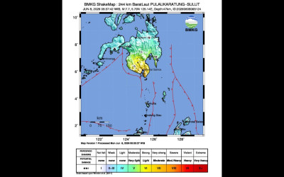 Laut Sulawesi Diguncang Gempa M 7,7: Lima Provinsi Siaga Tsunami!
