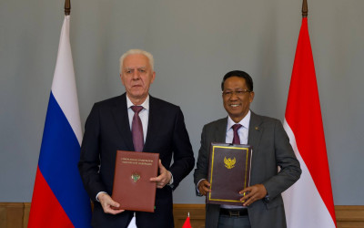 Teken MOU Baru: Indonesia-Rusia Pererat Kerja Sama Sektor Hukum