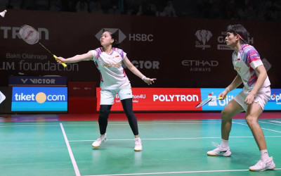 Indonesia Open 2026: Adnan/Indah ke 16 Besar, Dejan/Bernadine Langsung Angkat Koper