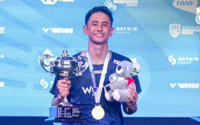 Alwi Farhan Juara Tunggal Putra Australia Open 2026