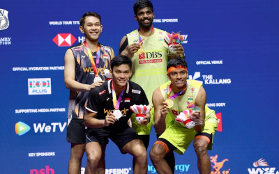 Fajar/Fikri Harus Puas Jadi Runner-Up Singapore Open 2026