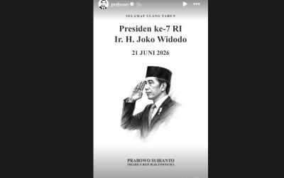 POV: Presiden Prabowo Kasih Ucapan Ultah ke Presiden RI Joko Widodo