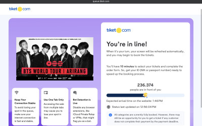 ARMY Bersiap! War Tiket BTS di Jakarta Dimulai Hari Ini, Antrean Tembus Ratusan Ribu?