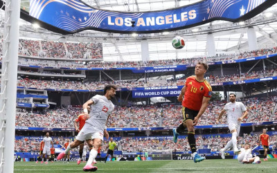 Piala Dunia 2026: Nathan Ngoy Kartu Merah, 10 Pemain Belgia Tahan Imbang Iran