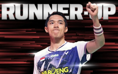 Tunggal Putra Jonatan Christie Runner-Up Indonesia Open 2026