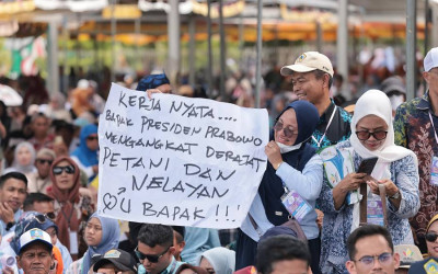 Momen Antusiasme Warga Gorontalo Pecah Sambut Presiden Prabowo Hadiri Puncak PENAS Petani dan Nelayan XVII