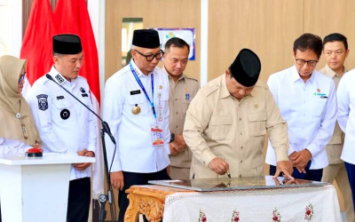Presiden Prabowo Resmikan RSUD KH Muhammad Thohir Krui
